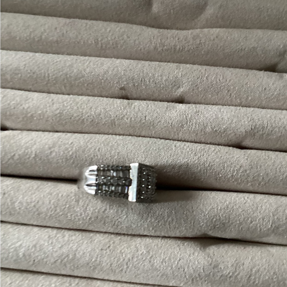 Silver Simulated Diamond Ring - image 2